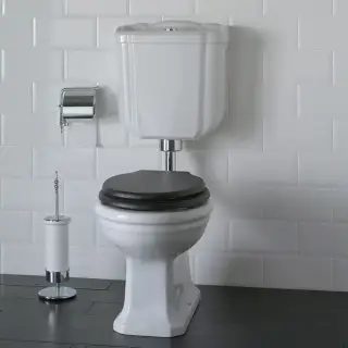 Globo Paestum Унитаз напольный 58х37,5см, слив в пол,  со средней трубой, фурнитурой, цвет: белый/хром