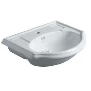 SIMAS Arcade Раковина 67х49 см, 1 отв., цвет: белый