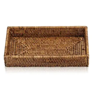 Decor Walther Basket Tab2 Лоток универсальный 30x16см, настольный, цвет: ротанг темный