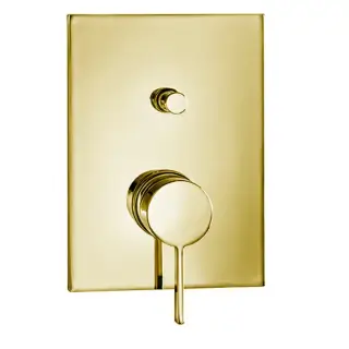 Almar Thin Core Смеситель для душа, встраиваемый, на 2 потребителя, цвет: золото PVD