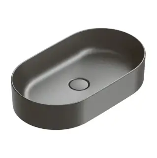 Catalano Zero Раковина 60х35см, накладная, без отв., цвет: черный матовый