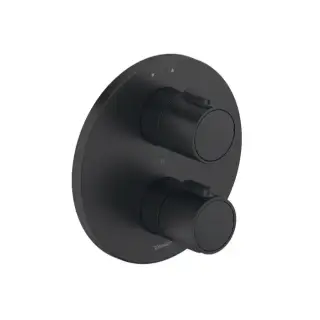 Duravit Thermostatic Смеситель для душа, настенный, термостатический, цвет: черный матовый