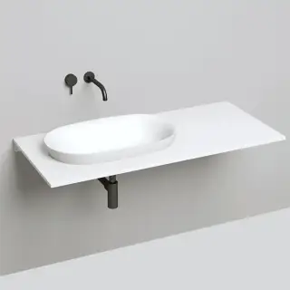 Salini Marea Раковина накладная 64.5х38.7х16см, без отв., без перелива, S-Stone, цвет: белый матовый