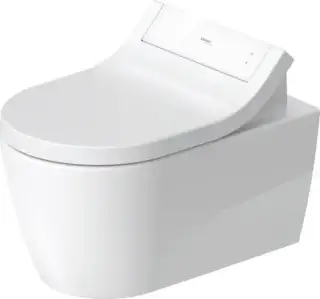 Duravit ME by Starck Унитаз подвесной 57х37 см, безободковый, HygieneFlush для SensoWash, цвет: белый