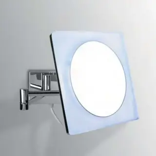 Colombo Complementi Зеркало косметическое, подвесное, х3, подсветка, цвет: хром