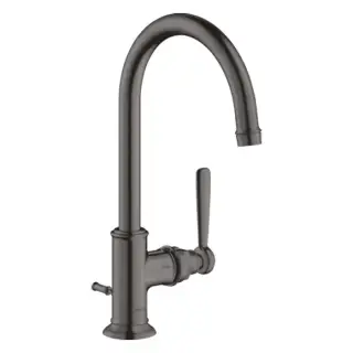 Axor Montreux Смеситель для раковины 210, на 1 отв., с донным клапаном, цвет: шлифованный черный хром