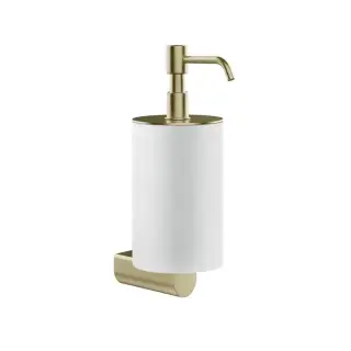 Gessi Rilievo Дозатор для жидкого мыла, подвесной, цвет: Brushed Brass PVD