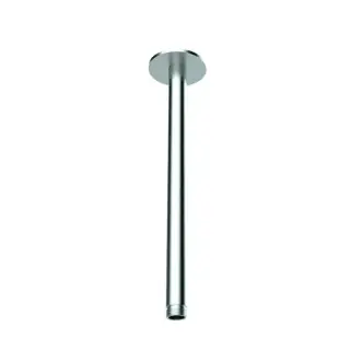 Almar 316 Stainless Steel Кронштейн для верхнего душа, потолочный, 30 см., с круглым отражателем, цвет: нержавеющая сталь брашированная AISI 316