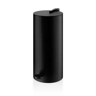 Decor Walther Bin 3 Ведро 14.5xh33.5см, с педалью и крышкой, напольное, цвет: черный матовый