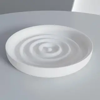 Salini Gocce Мыльница настольная, S-Stone, цвет: белый матовый