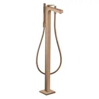 Axor Citterio Смеситель для ванны, напольный, с ручным душем, цвет: шлифованное красное золото