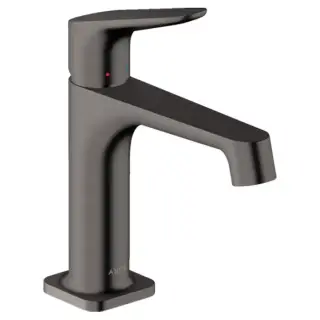 Axor Citterio M Смеситель для раковины 100, на 1 отв., с донным клапаном, цвет: шлифованный черный хром