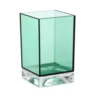 Laufen Kartell Стакан 7х7х12см., настольный, пластик, цвет: изумрудный зеленый