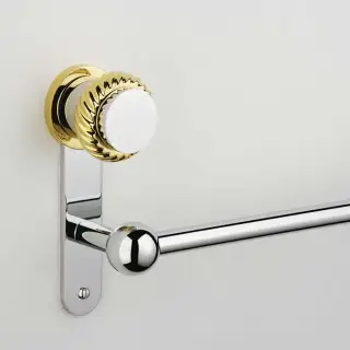 THG Diplomate Roped Rings Полотенцедержатель 45см., подвесной, цвет: хром/золото