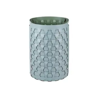 Colombo Adj Круглая корзина Dubai D40хH57см., напольная, цвет: небесный/эвкалипт