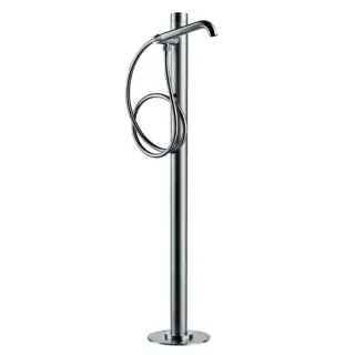 Bossini Nobu Смеситель прогрессивный напольный д/ванны, высота 103 см х Ø 54 mm., цвет: нержавеющая сталь