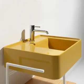 Simas Ratio  Раковина чаша подвесная 55x46xh18 см, с 1 отв. для смесителя, без перелива, цвет: narciso