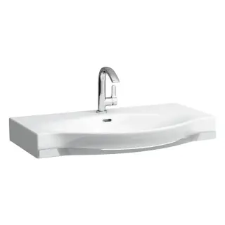 Laufen Palace Раковина 90х51х11см, подвесная/накладная, с 1 отв., c полотенцедержателем, цвет: белый