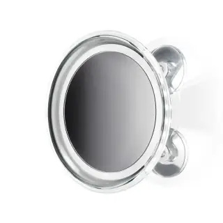 Decor Walther BS 18 Touch L Косметическое зеркало 20см, подвесное, с присосом, подсветка LED, цвет: хром