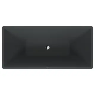Duravit Vitrium Ванна отдельностоящая 160x75см, с ножками, с2 наклонами для спины, прямоугольная, цвет: темно-серый матовый