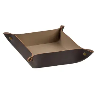 Colombo Adj Мелочница, 20x14H5 см, цвет: шоколад/капучино