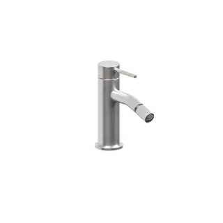 Bossini Nobu Смеситель для биде, без донного клапана, c гибкой подводкой из нерж стали., цвет: нержавеющая сталь