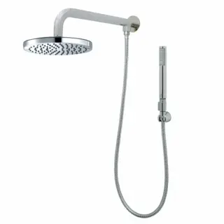 Bossini Oki Комплект для душа с верхним душем Ø200 мм. с держателем 331,5 мм. из стены, с ручным душем, настенным держ и шлангом 1500 мм., цвет: хром