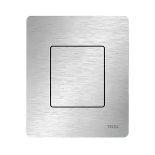 TECEsolid Панель смыва для писсуара с картириджем, 124х104х6мм, цвет: нержавеющая сталь