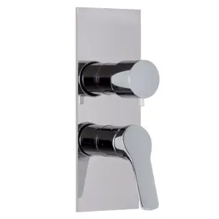 Carlo Frattini Serie 4 Смесителя с переключателем на 3 источника, цвет: хром