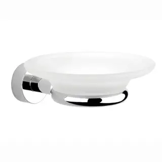 Nicolazzi Minimale Мыльница, подвесная, цвет: хром/белый