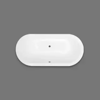 Devon&Devon Bayswater Ванна встроенная чугунная овальная 170x80xh46 cм, цвет: белый