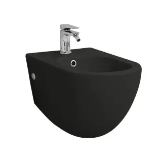 Artceram FILE 2.0  Биде подвесное 36х52 см, с креплениями, с 1 отв под смеситель, цвет: черный