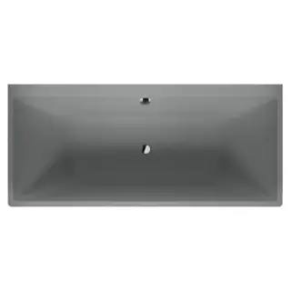 Duravit Vitrium Ванна пристенная 180x80см, с ножками, с2 наклонами для спины, прямоугольная, цвет: светло-серый матовый