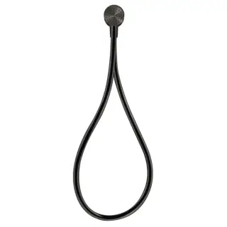 Gessi Hi-Fi Душевой магнитные комплект, состоящий из вывода воды, держателя, шланга 1,50 м и лейки, цвет: Black Metal Brushed PVD