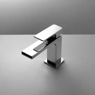 Carlo Frattini Fit Смеситель для раковины, на 1 отв, донный клапан, h110мм излив 110мм, цвет: хром