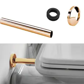 Kerasan Набор для подключения скрытого смывного бачка к напольному унитазу d=40мм, цвет: золото