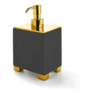 3SC Bemood Black Deluxe Диспенсер для жидкого мыла, цвет: черный/золото