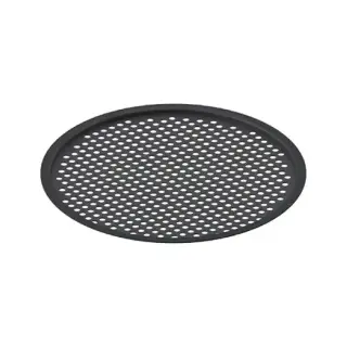 Artceram Fuori Scala Полка сетчатая, круглая, для консоли ACA054, ACA059, цвет: черный матовый