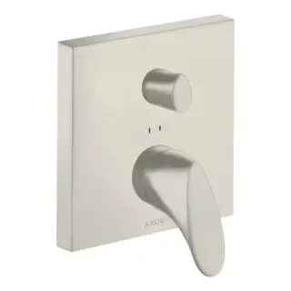 Axor Starck Organic Смеситель для ванны, встраиваемый, с переключателем на 2 потока, цвет: сталь