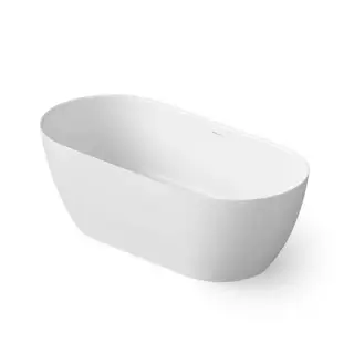 Dea Design Edge Ванна 150x75x57см., отдельностоящая, Solid Surface, цвет: White №18