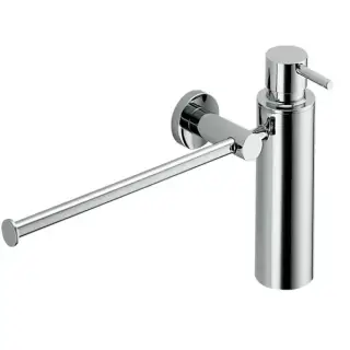 Colombo Plus Полотенцедержатель с дозатором для жидкого мыла, подвесной, цвет: хром