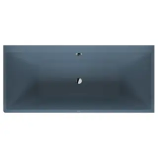 Duravit Vitrium Ванна встраиваемая 180x80см, Dx, с ножками, с2 наклонами для спины, прямоугольная, цвет: синий матовый