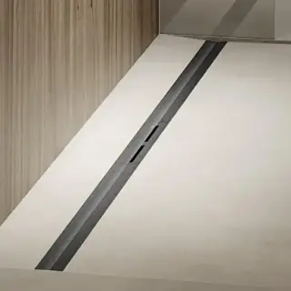 TECEdrainprofile Профиль для душа 120см, цвет: PVD Brushed stainless steel, black/сатин, черный