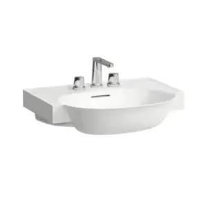 Laufen New Classic Раковина накладная 60х48х7.5см, с 3 отв., с переливом, цвет: белый матовый