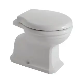 Globo Paestum Унитаз напольный 58х37,5см, слив в пол, цвет: белый