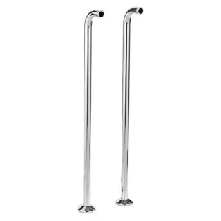 Nicolazzi Articoli vari Пара вертикальных крепежей для ванны, цвет: хром