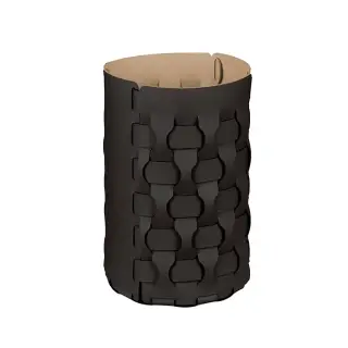 ADJ Корзина для мусора Dubai, D22xH35 см., цвет: шоколад/капучино