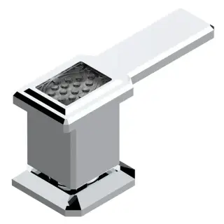 THG Metropolis Cristal Clair A Manettes Вентиль смесителя для раковины, на холодную воду, цвет: хром