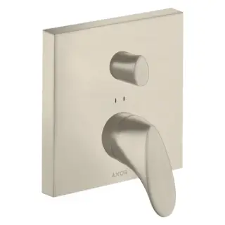 Axor Starck Organic Смеситель для ванны, встраиваемый, с переключателем на 2 потока, цвет: шлифованный никель