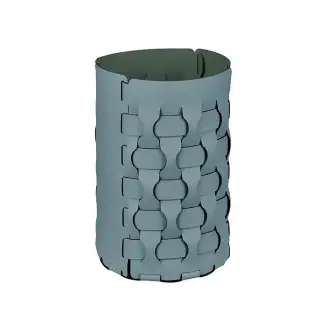 ADJ Корзина для мусора Dubai, D22xH35 см., цвет: небесный/эвкалипт